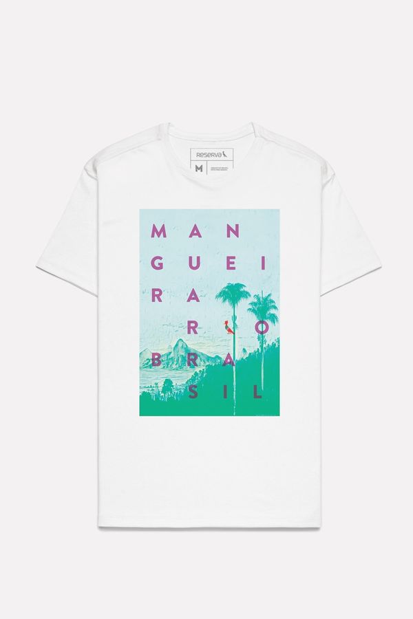 Camiseta Estampada Brasil Mangueira