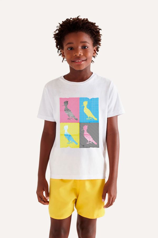 Camiseta Est Mini Pica Pau Halftone