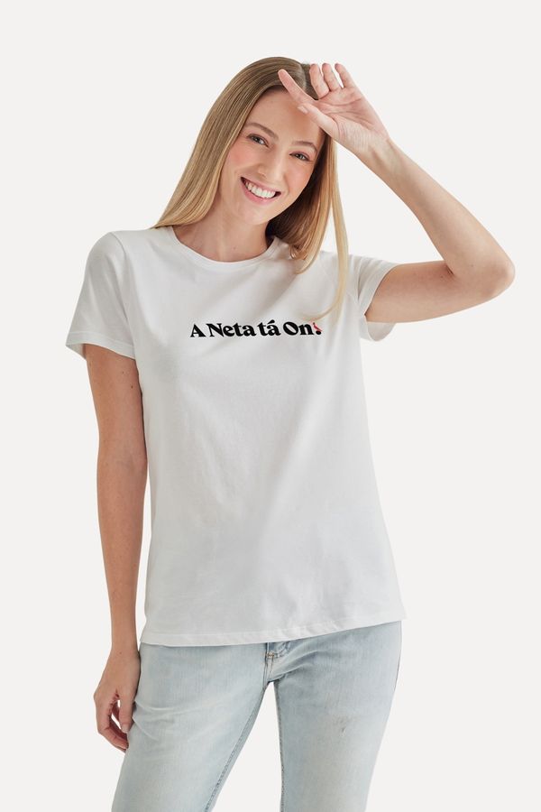 CAMISETA FEMININA A NETA TÁ ON