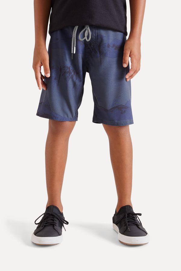 Boardshort Mini Estampado Nanquim