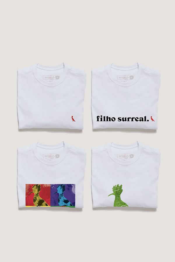 Kit 4 Camisetas Essenciais Reserva Mini