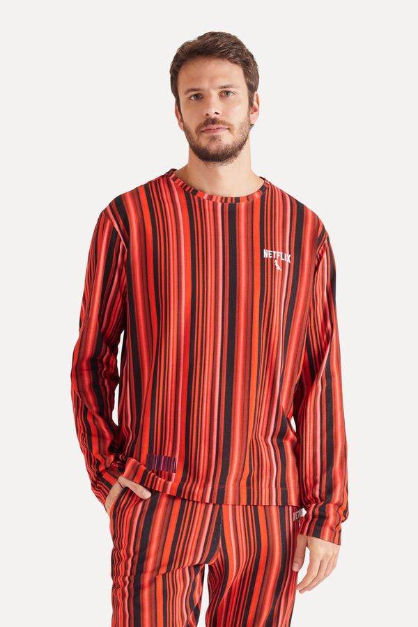 Camiseta Ml Pijama Stream Netflix