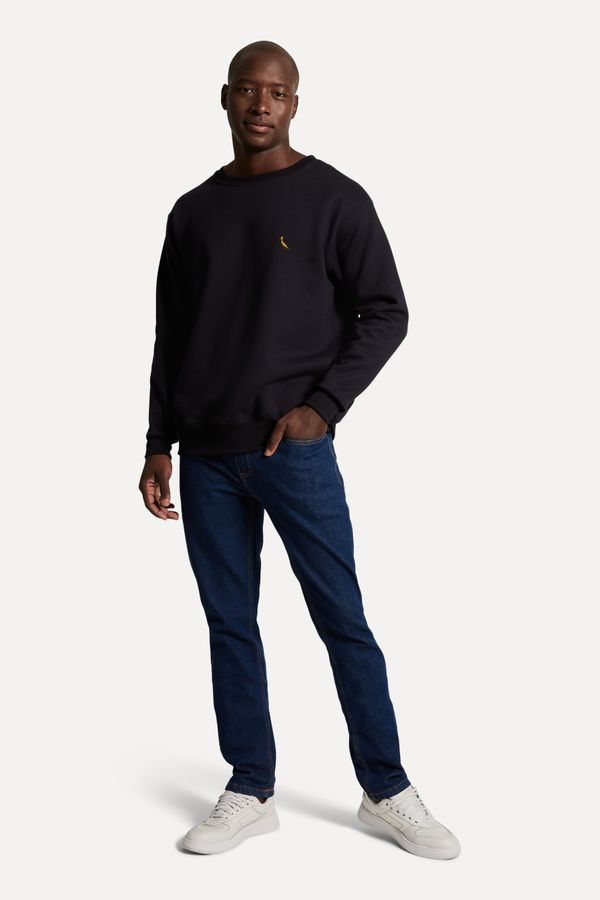 Moletom Pica Pau Bordado Ouro