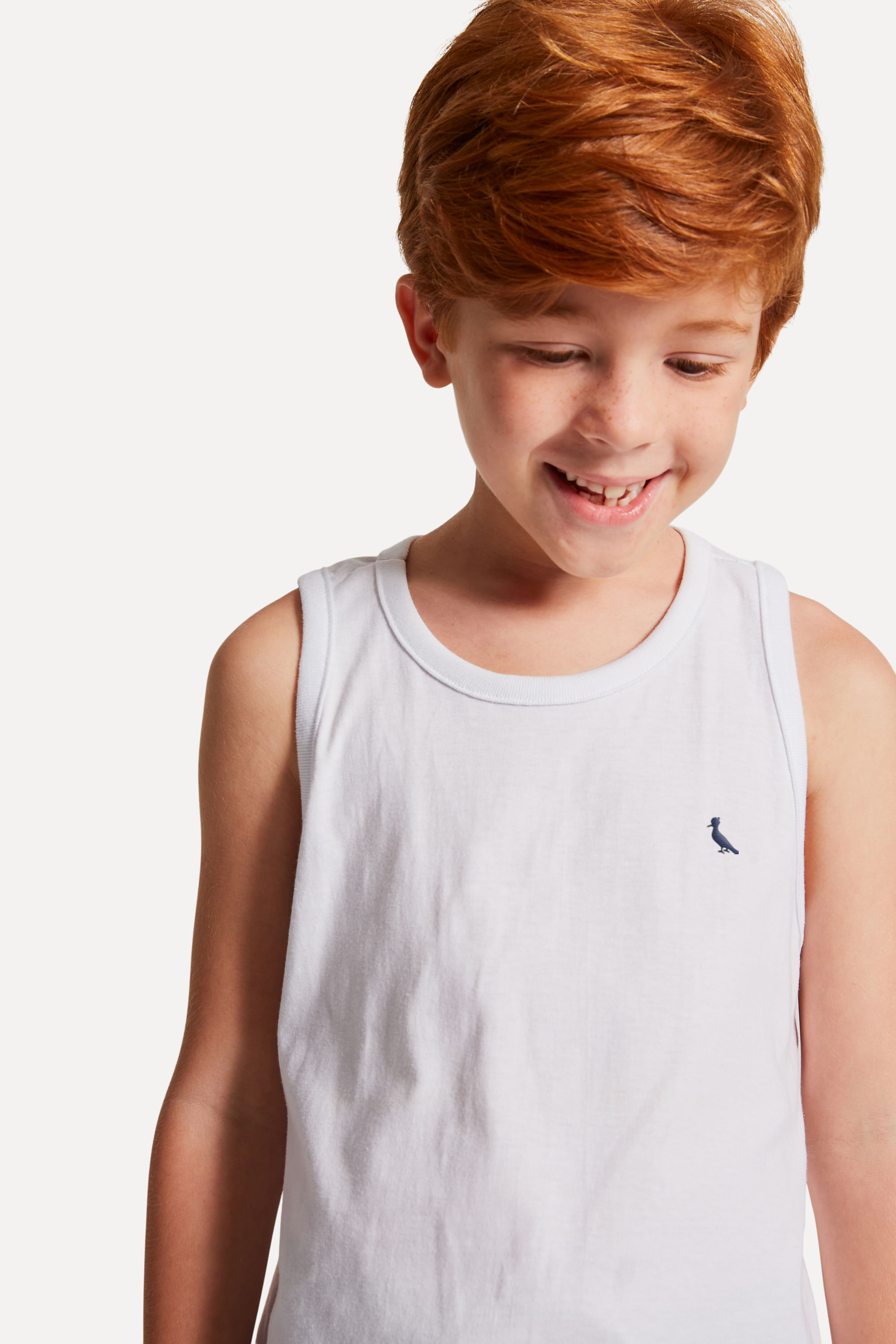 Regata Mini Gota Pica-pau Bordado