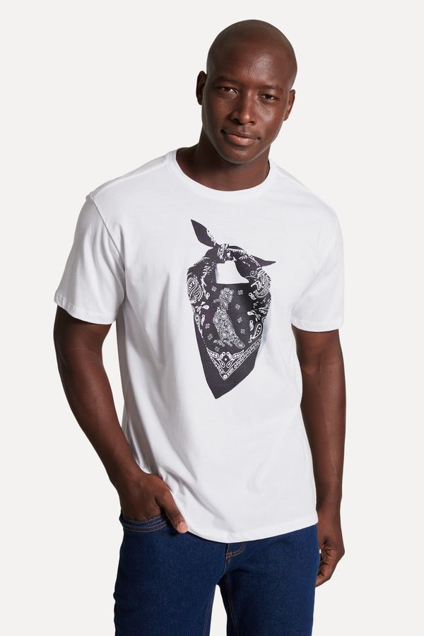 Camiseta Estampada Thug Bandana
