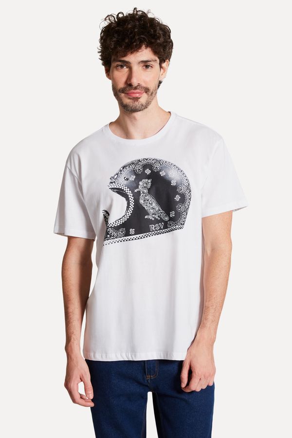 Camiseta Estampada Helmet Bandana