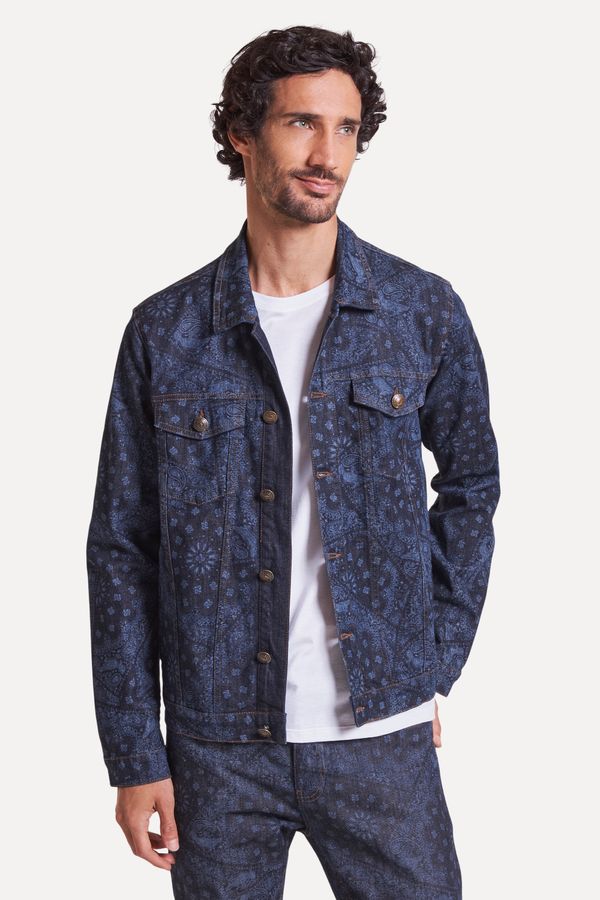 Jaqueta Trucker Indigo Bandana