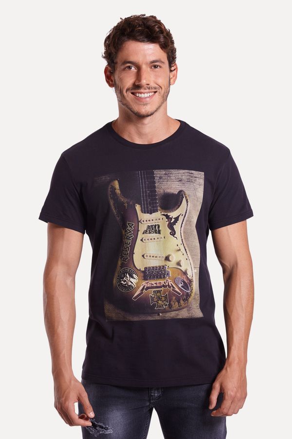 Camiseta Estampada Guitarra