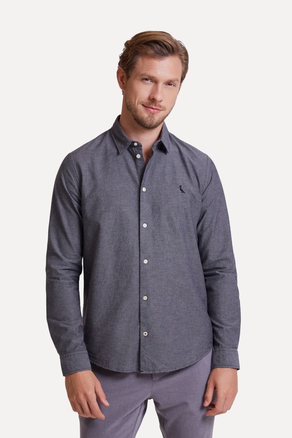 Camisa Ml Pf Oxford Color