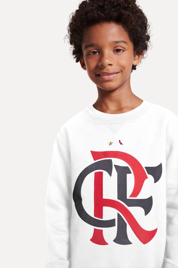 Casaco Mini Moletom Estampado Crf Flamengo