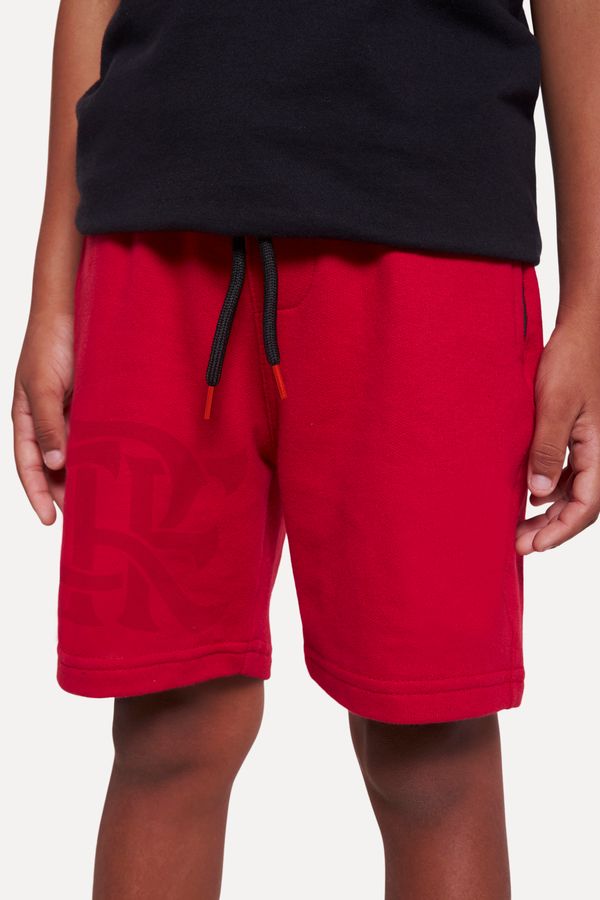 Bermuda Mini Moletom Flamengo