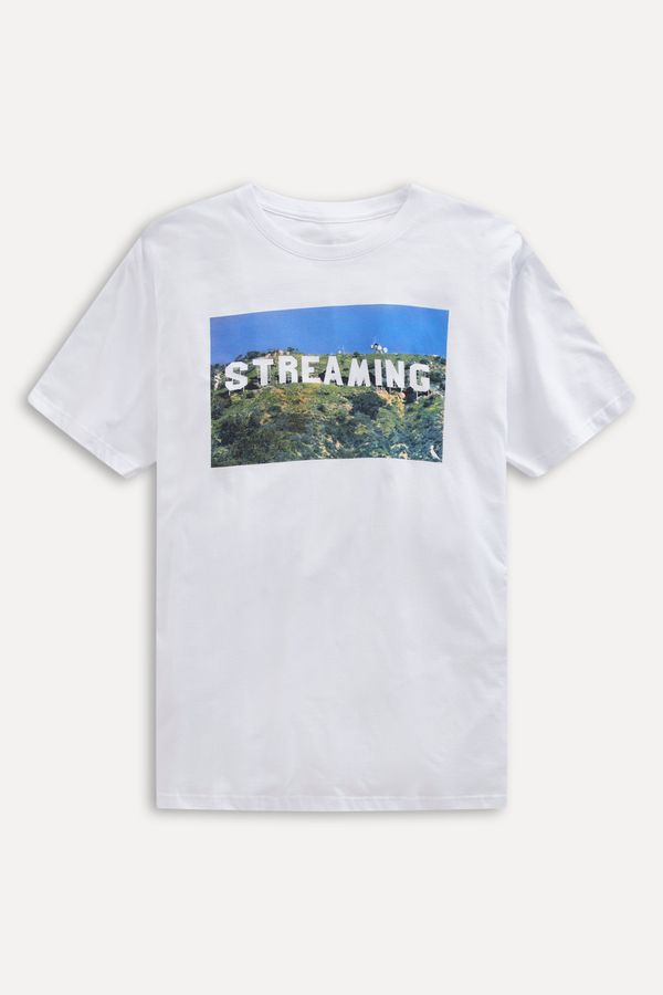 Camiseta Estampada Streaming