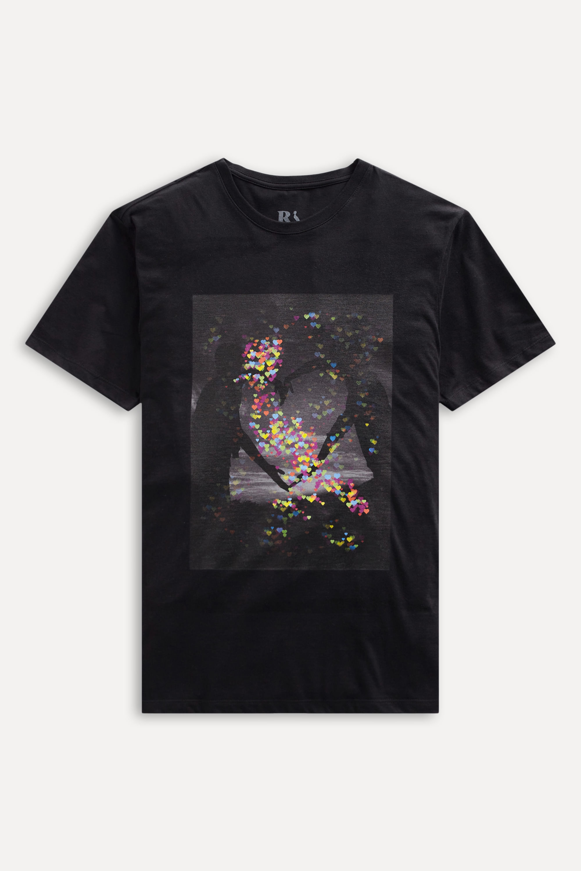 Camiseta Estampada Pica-pau Coracoes