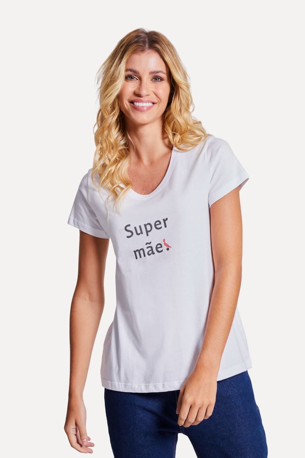 Camiseta Estampada Super Mae