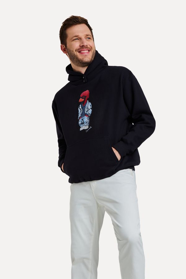 Hoodie Estampado Mascote Jeans