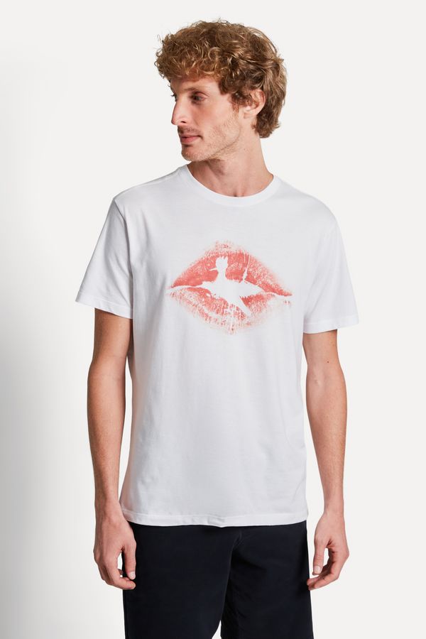 Camiseta Estampada Pica-pau Beijo