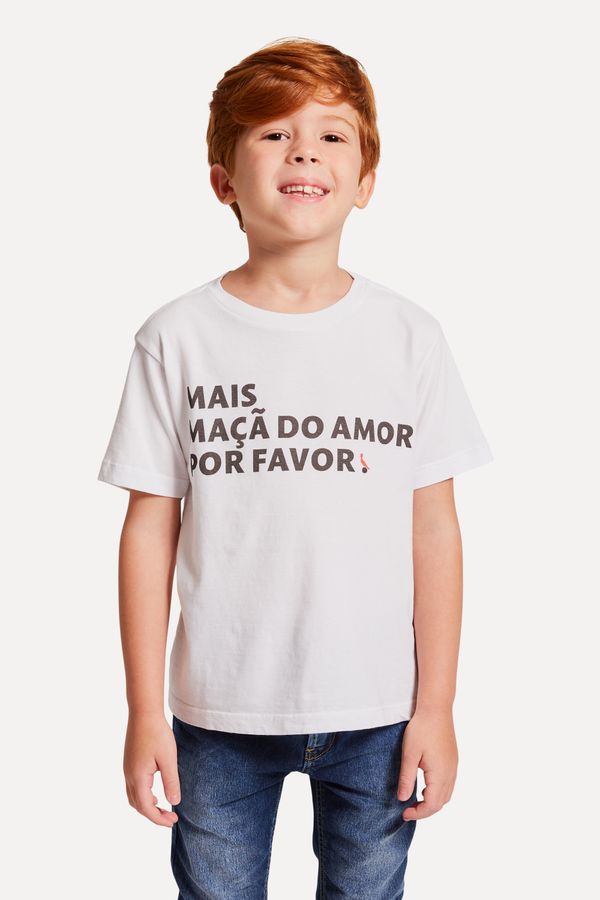 Camiseta Mini Maçã Do Amor