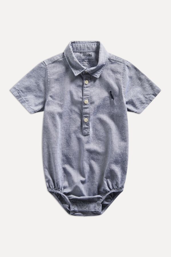 Camisa Bb Macaquinho Oxford Inv22