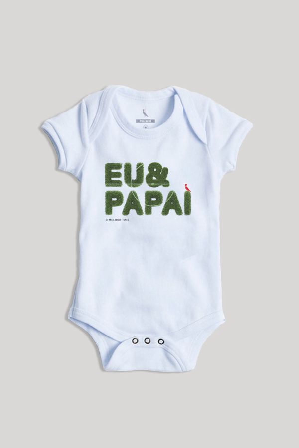 Body Bebê Reserva Mini Time Do Papai