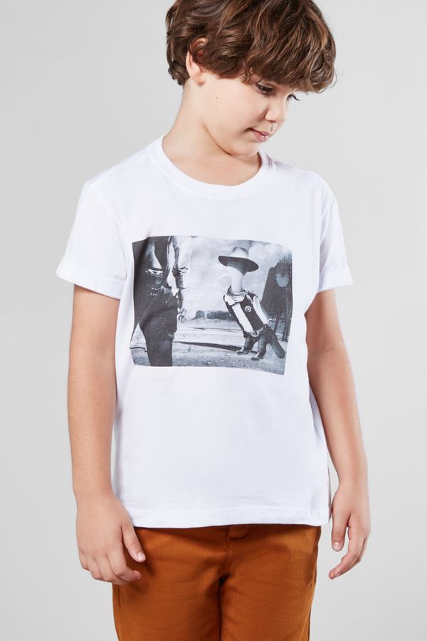 Camiseta Reserva Mini Pica Pau Cowboy