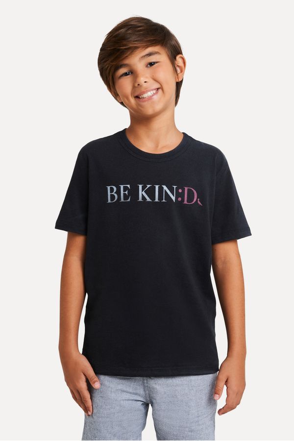 Camiseta Mini Estampa Df Be Nice Be Kind