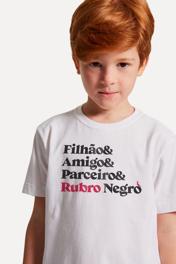 Camiseta Mini Filhao Rubro Negro