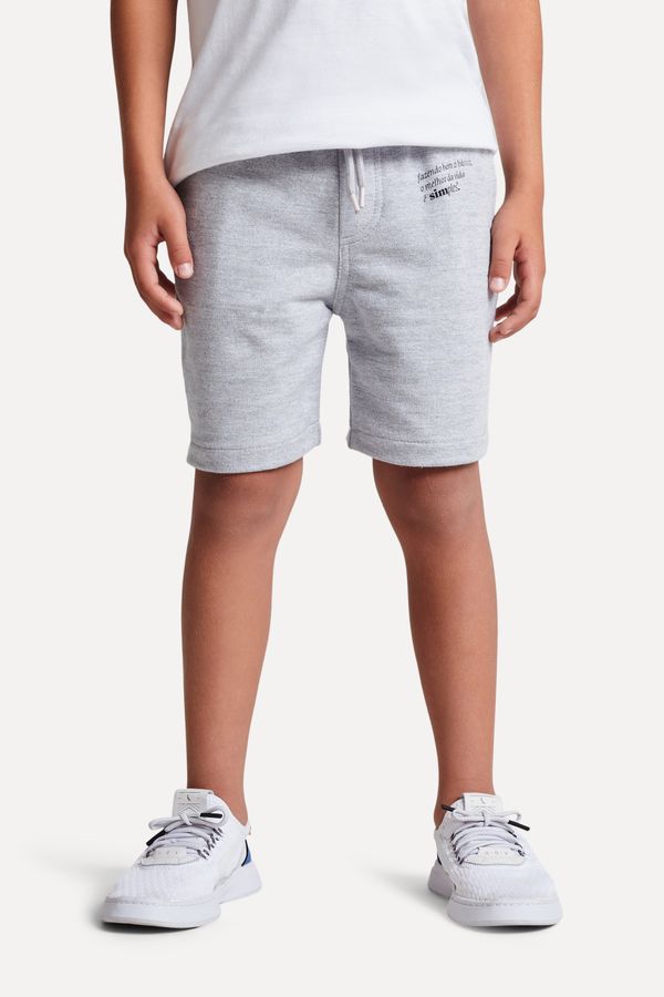 Bermuda Moletom Basica Mini New Pais