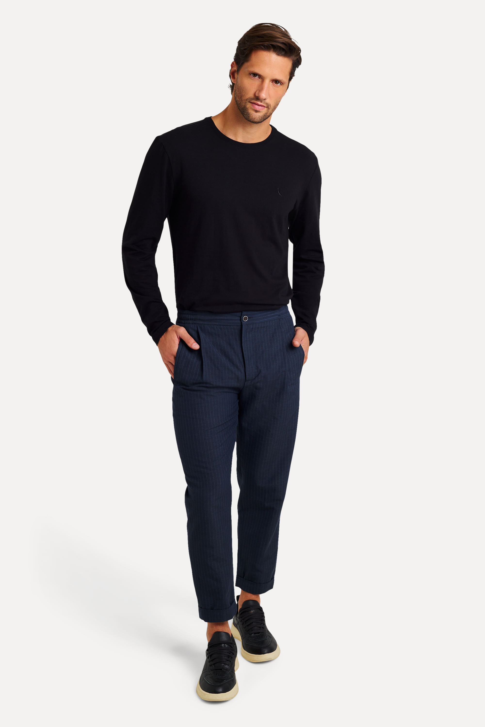 Camiseta Ml Pica Pau Bordado Noturno