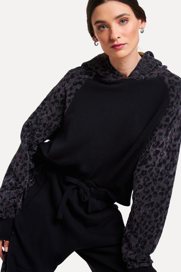 MOLETOM LEOPARDO LILAS