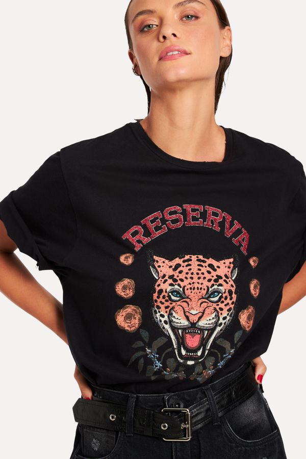 Camiseta Silk Brilho Pantera