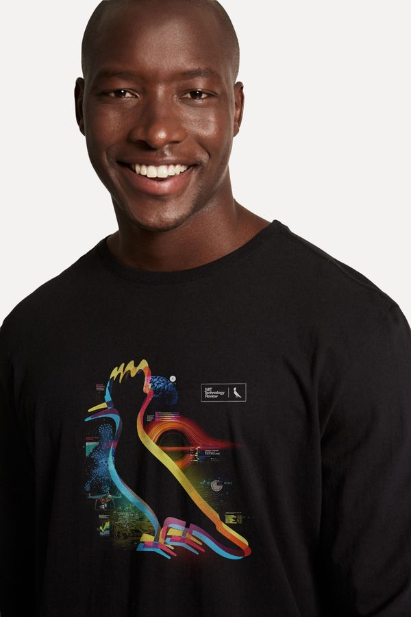 Camiseta Longa Mit Neon Bird