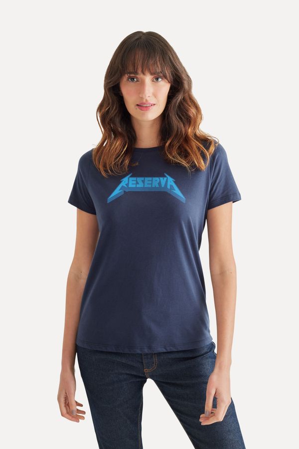 CAMISETA FEMININA RESERVA METAL LOGO