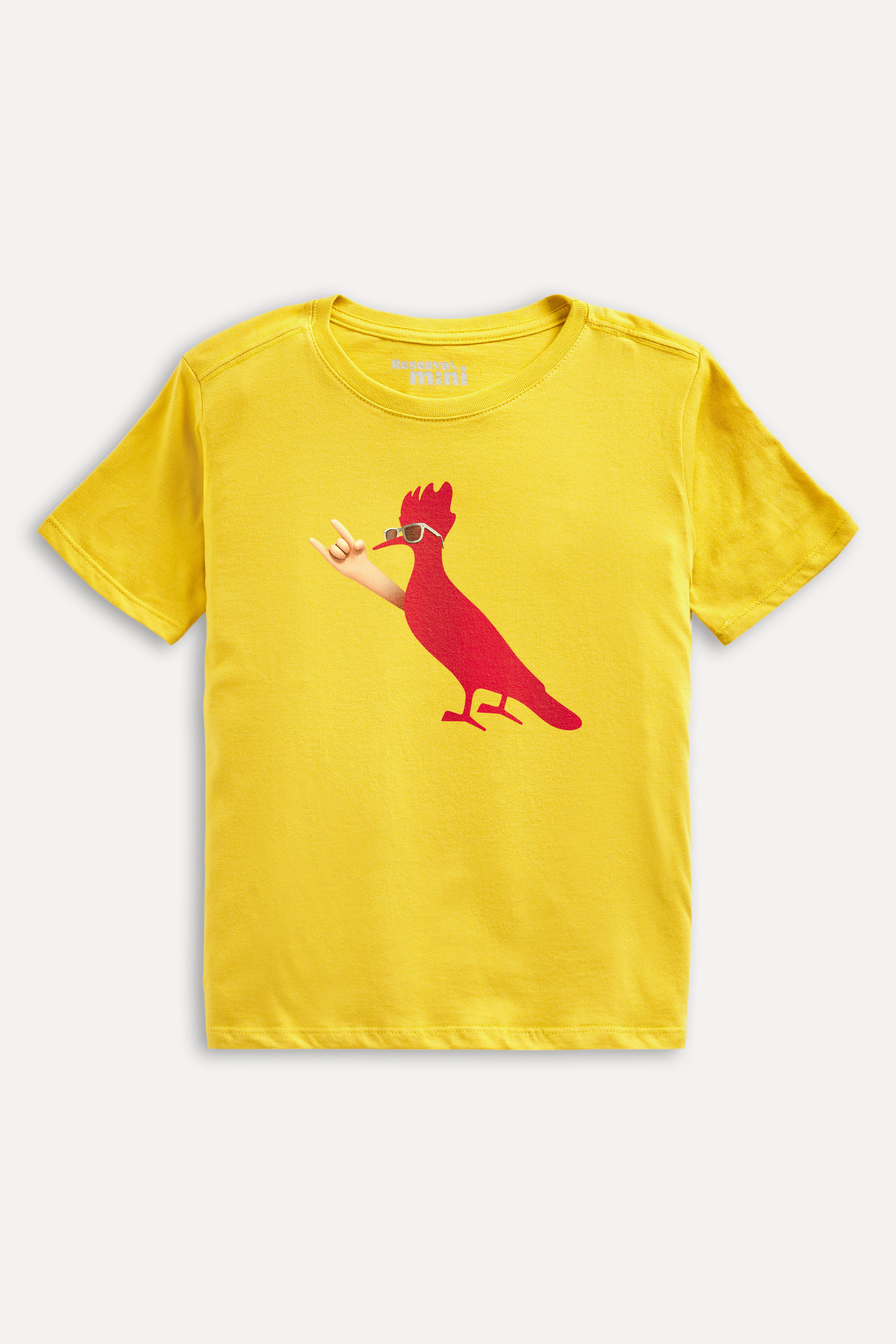 Camiseta Mini Pica-pau Rockeiro