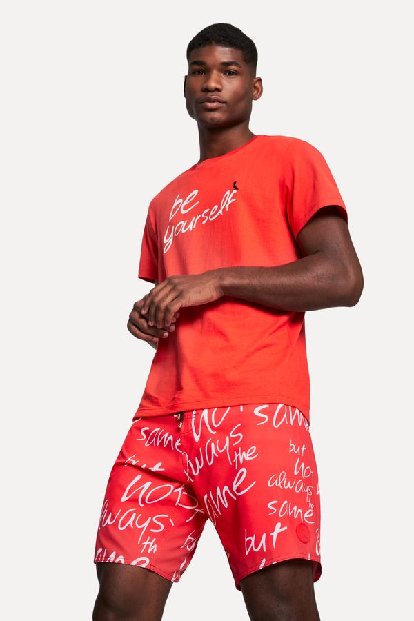 Bermuda Praia Estampa Be Yourself