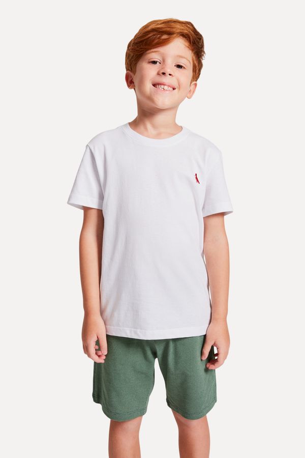 Camiseta Reserva Mini Brasa Pica-pau Bordado