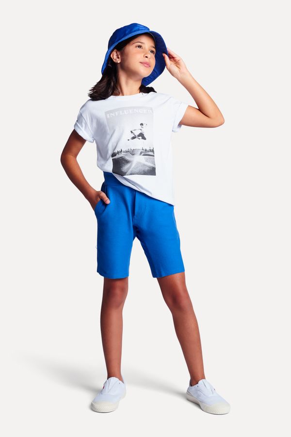 Bermuda Mini Moletom Diagonal