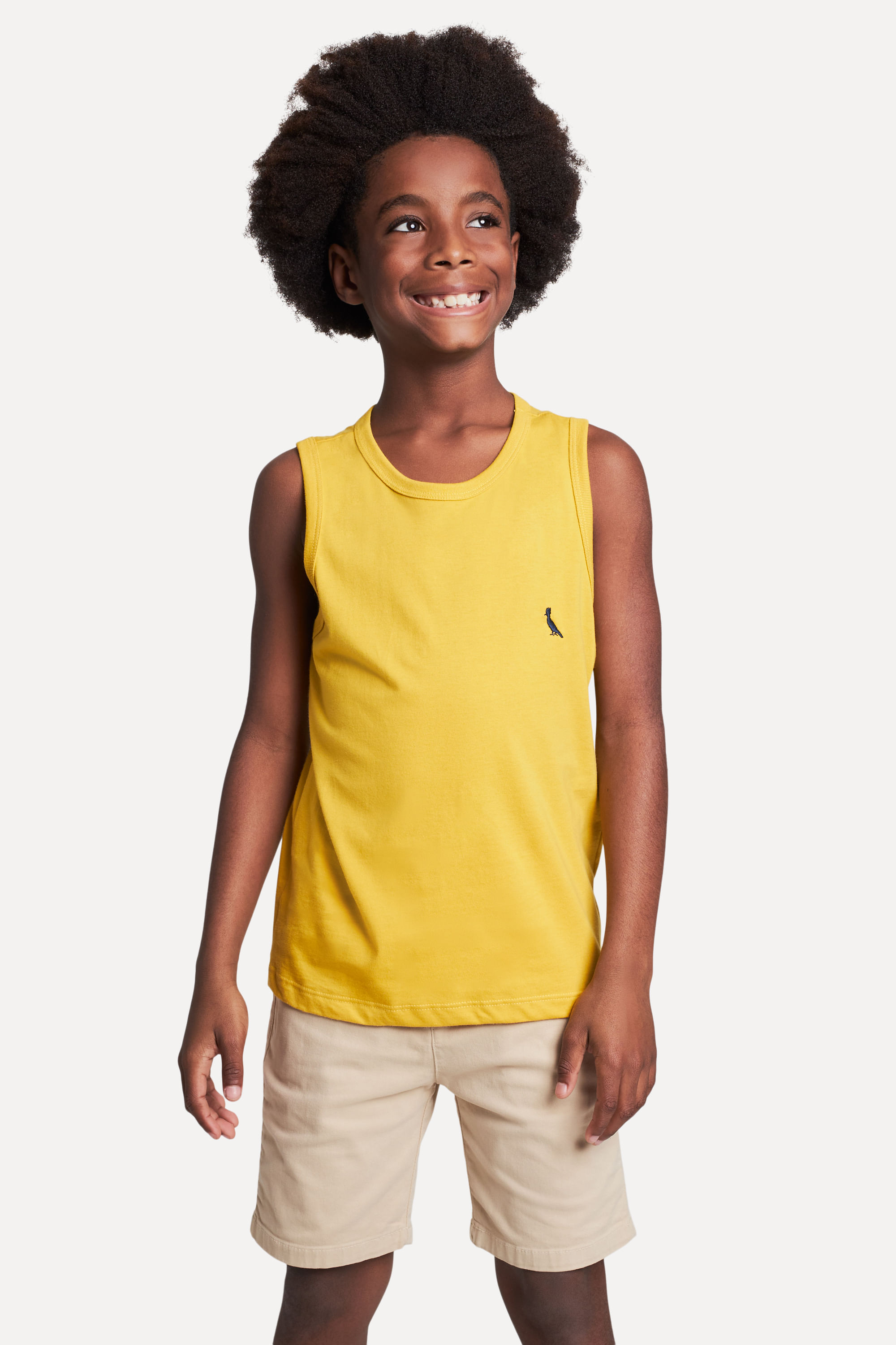 Regata Mini Gota Pica-pau Bordado