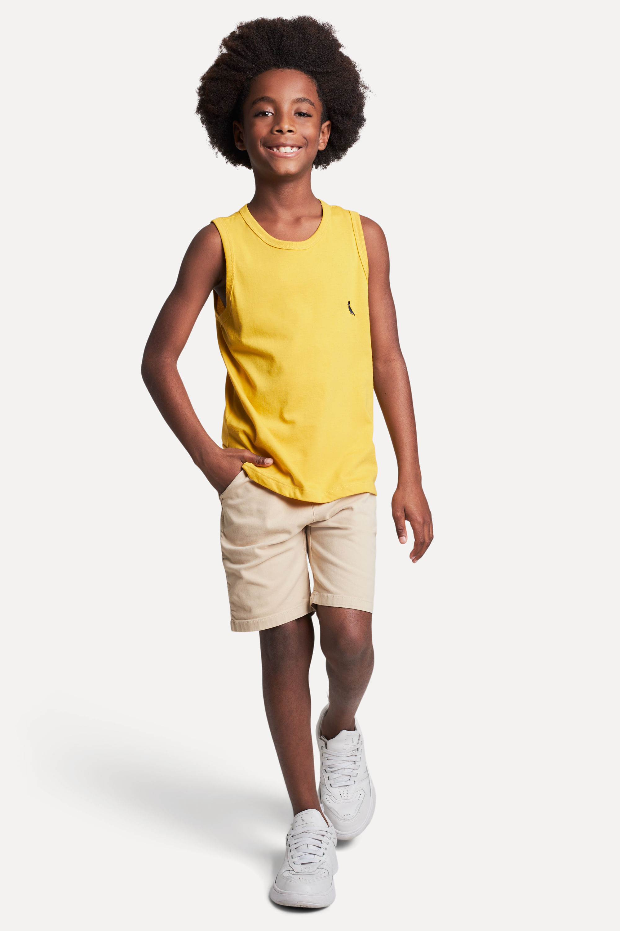 Regata Mini Gota Pica-pau Bordado