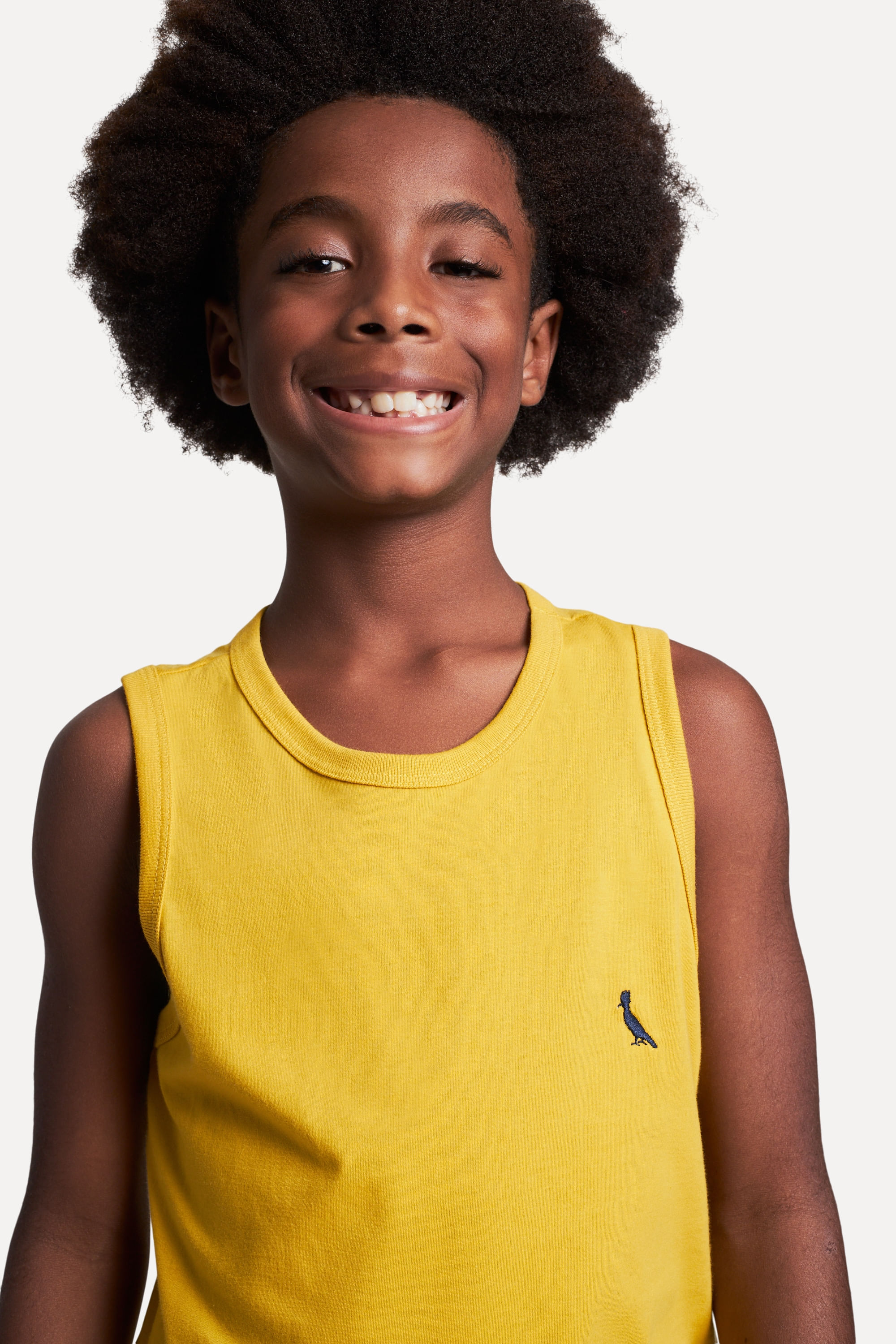 Regata Mini Gota Pica-pau Bordado