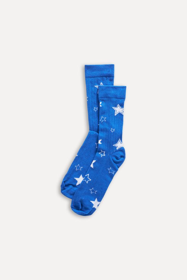 MEIA STARS – AZUL ROYAL – U