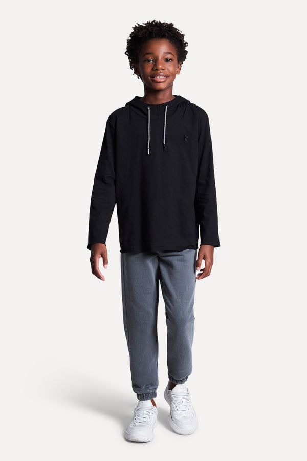 Calca Mini Moletom Stone R Patch