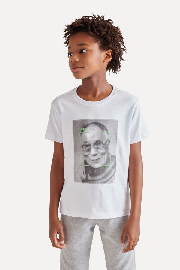 Camiseta Mini Estampada Peace Vj