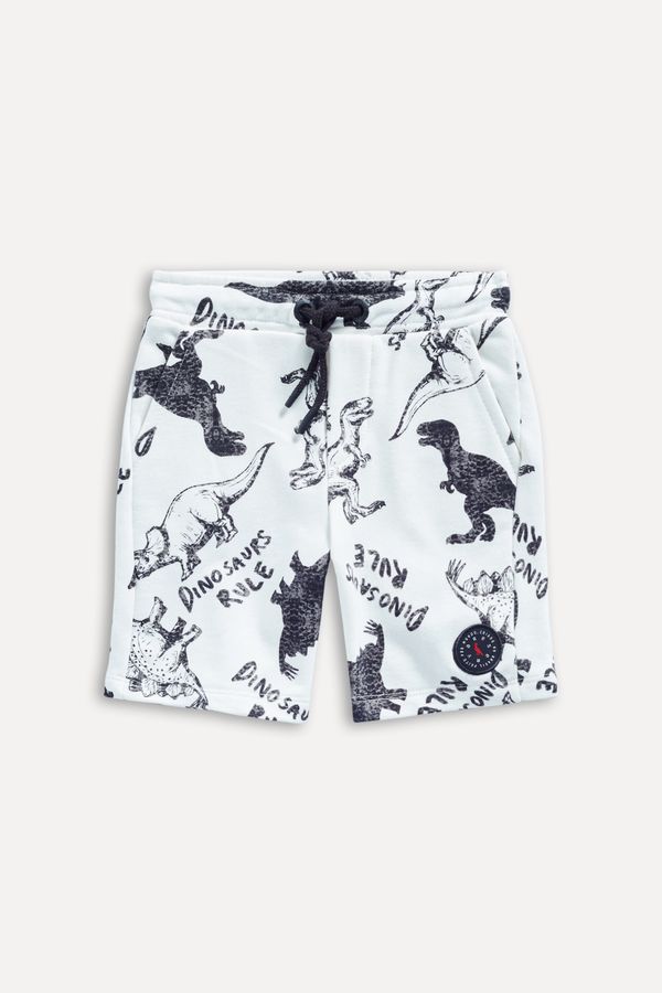 BERMUDA MOLETOM MINI DINO