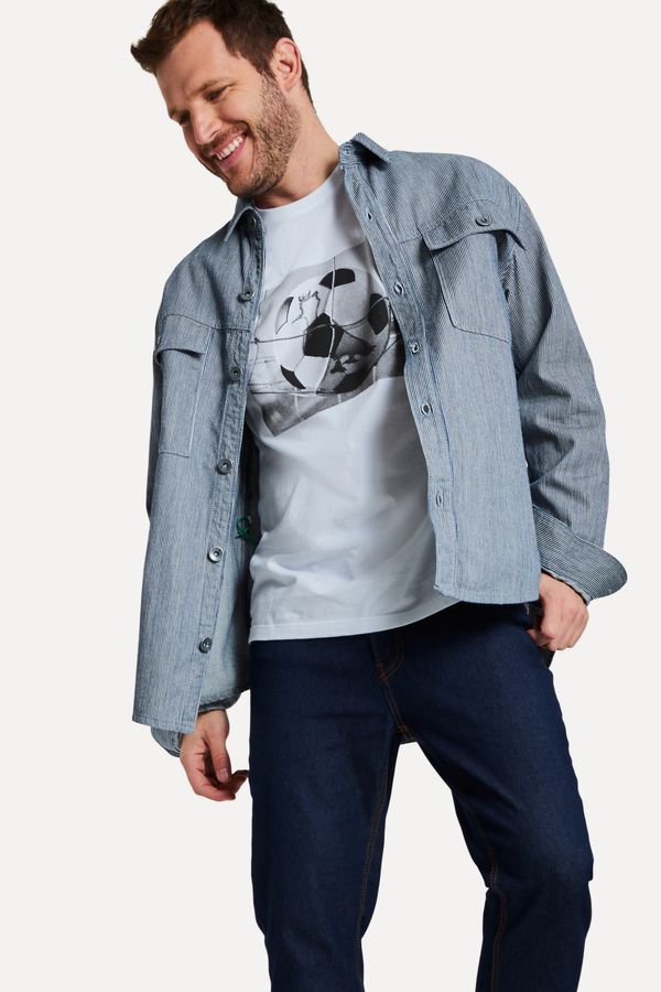 Camiseta Estampada Pica-pau Bola Na Rede