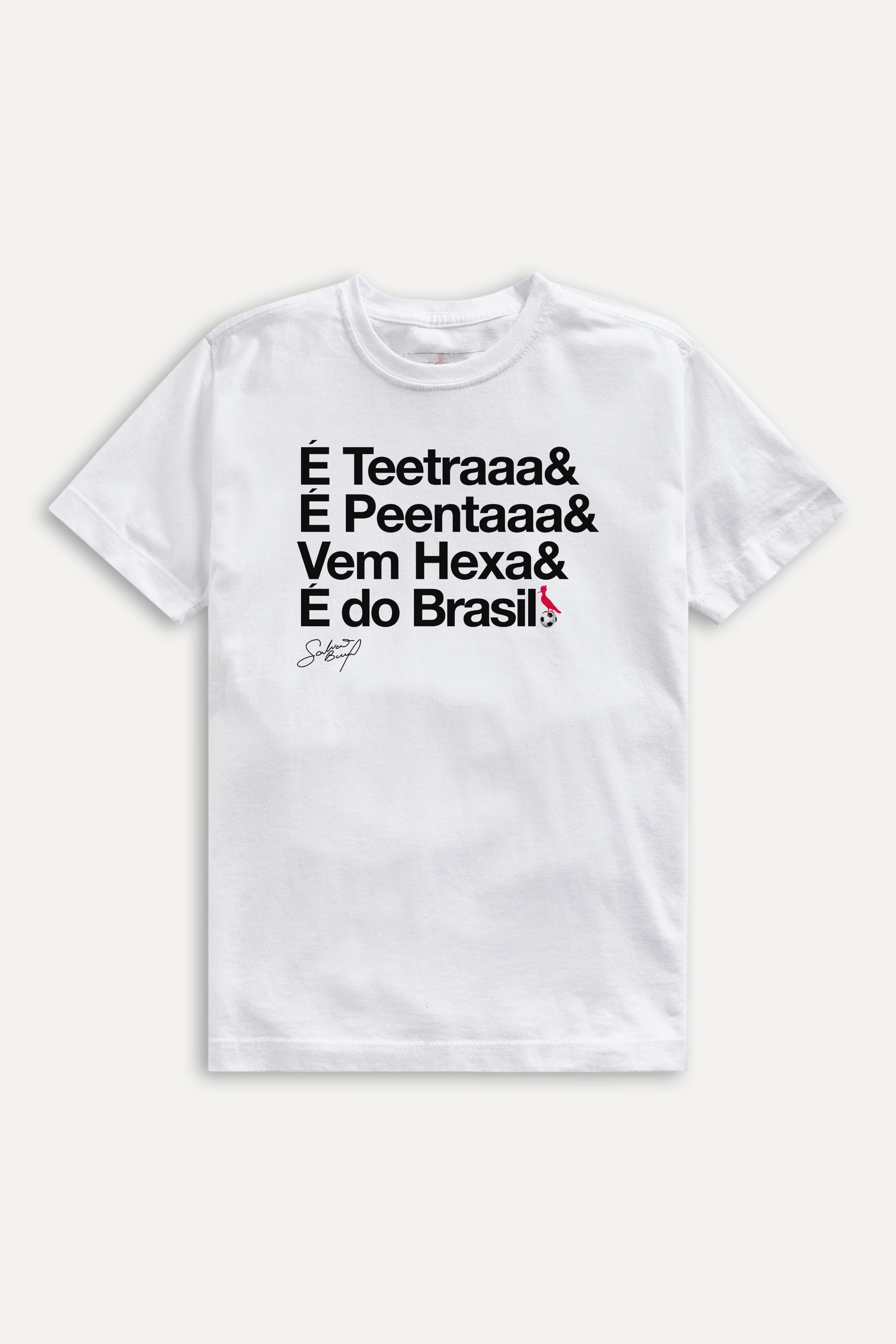 Camiseta Mini Galvao E Do Brasil