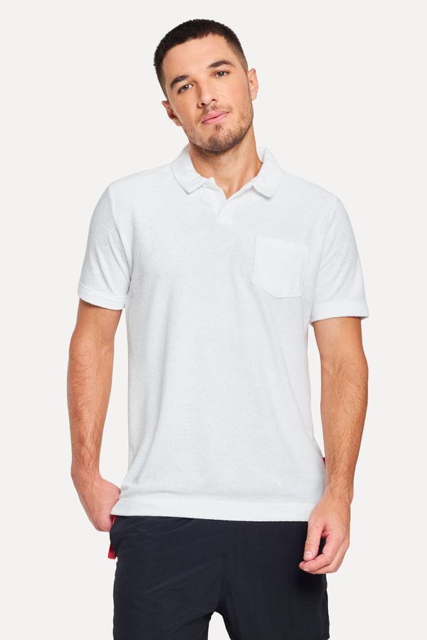 Polo Mc Atoalhada Lisa Com Bolso