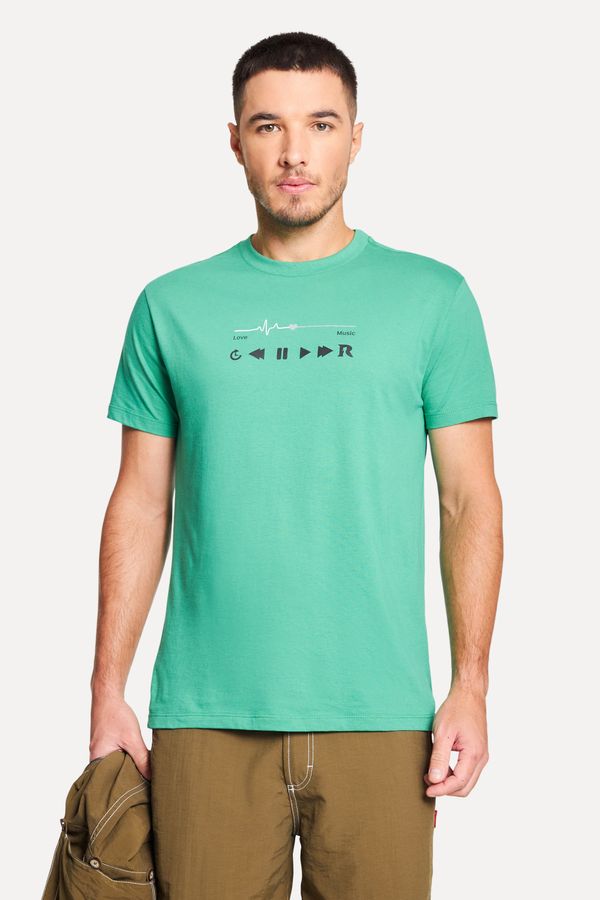 Camiseta Estampada Musica E Vida