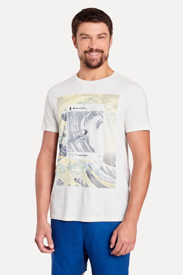 Camiseta Estampada Onda