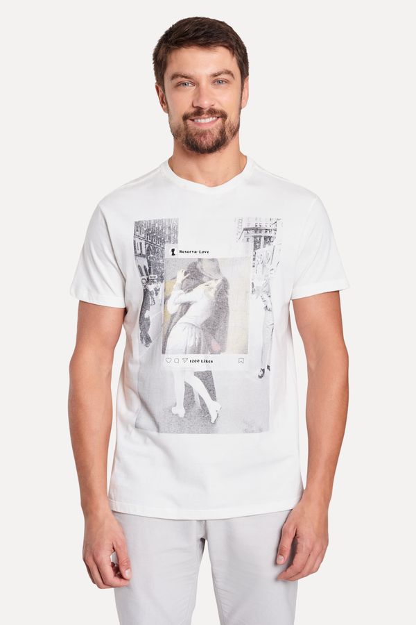 Camiseta Estampada Beijo