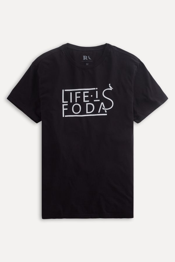 Camiseta Estampada Life Is Foda